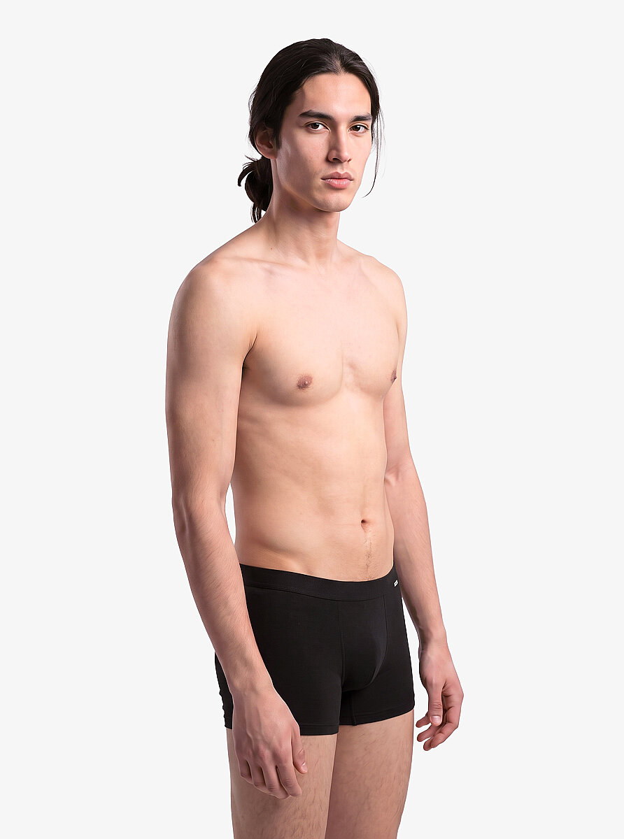 Erkek Modal Elastan Boxer Silver 9310 - Siyah