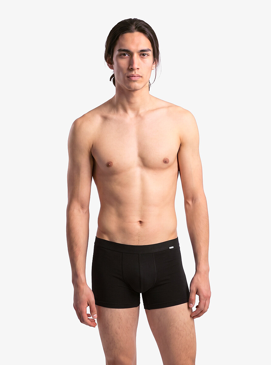 Erkek Modal Elastan Boxer Silver 9310 - Siyah