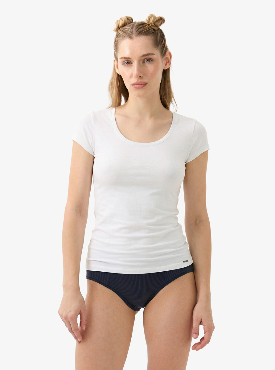 Kadın T-Shirt Silver 1622 - Beyaz - 1