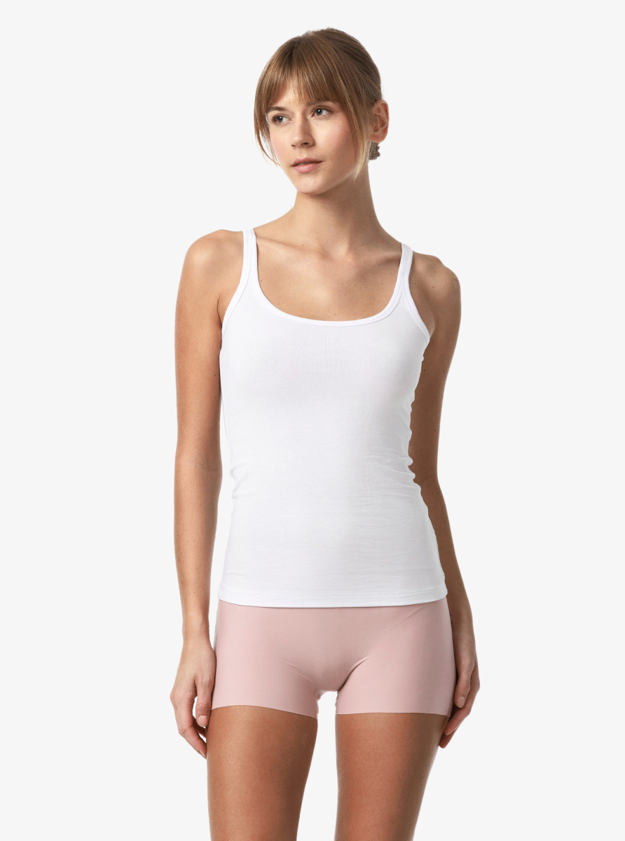 Singlet 1708 - White - Blackspade