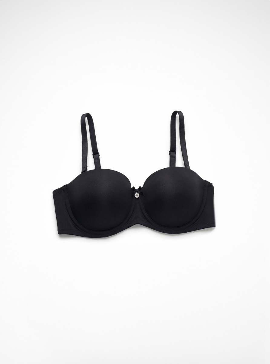 Straplez Destekli Sütyen - 3010 - Siyah - Blackspade