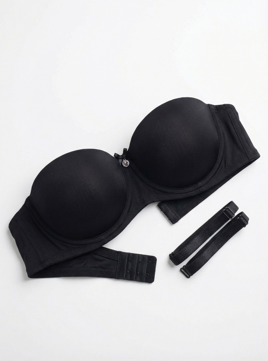 Straplez Destekli Sütyen - 3010 - Siyah - Blackspade (1)