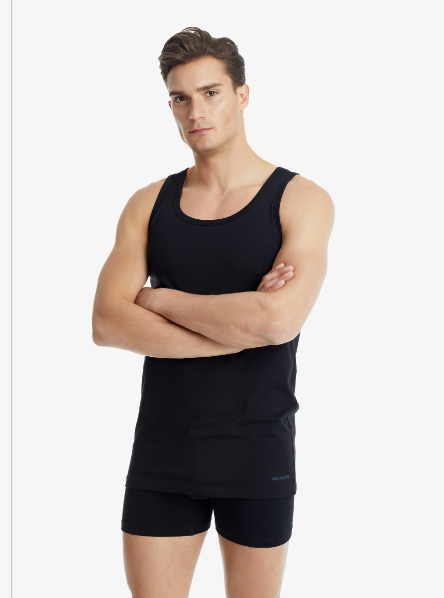 Erkek Atlet Tender Cotton 9238 - Siyah - 1