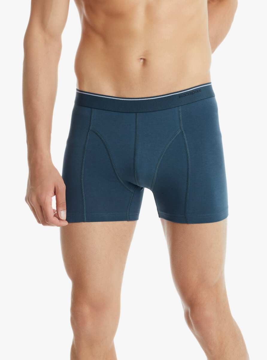 Erkek Boxer 3'lü Paket Tender Cotton 9673 - Siyah Antra Melanj Antrasit - 3