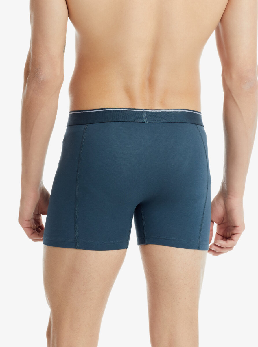 Erkek Boxer 3'lü Paket Tender Cotton 9673 - Siyah Antra Melanj Antrasit - 5