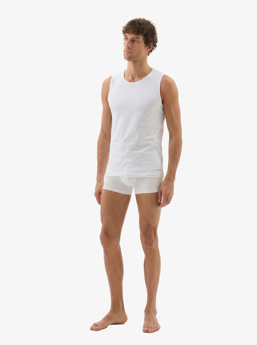 Erkek Tshirt - Kolsuz Tender Cotton 9234 - Beyaz - 3