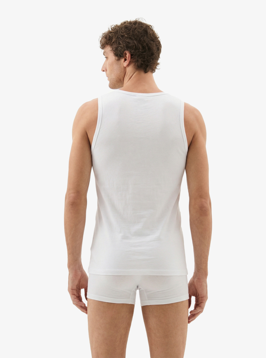 Erkek Tshirt - Kolsuz Tender Cotton 9234 - Beyaz