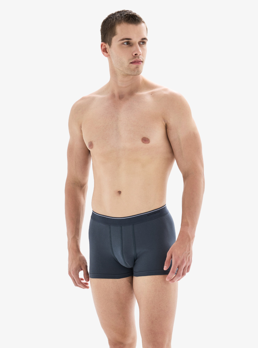 Erkek Boxer - Shorty 3'lü Paket Tender Cotton 9670 - Siyah Antra Melanj Antrasit - 4