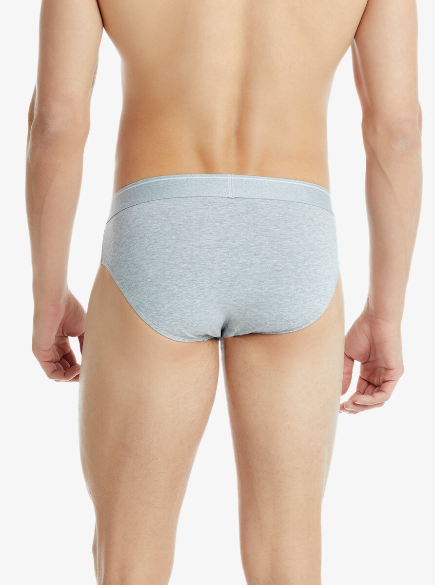 Erkek Slip Külot Tender Cotton 9232 - Gri Melanj - 2