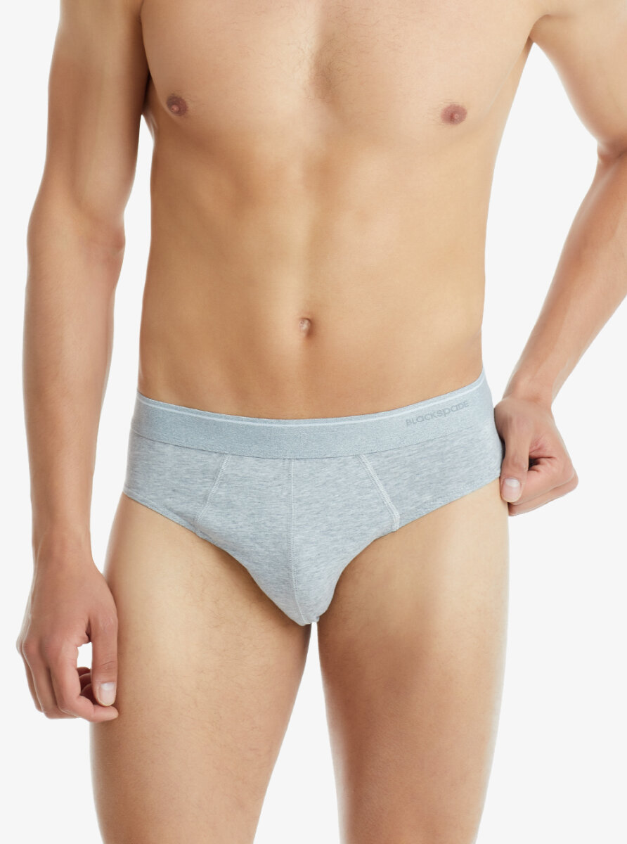 Erkek Slip Külot Tender Cotton 9232 - Gri Melanj - 1
