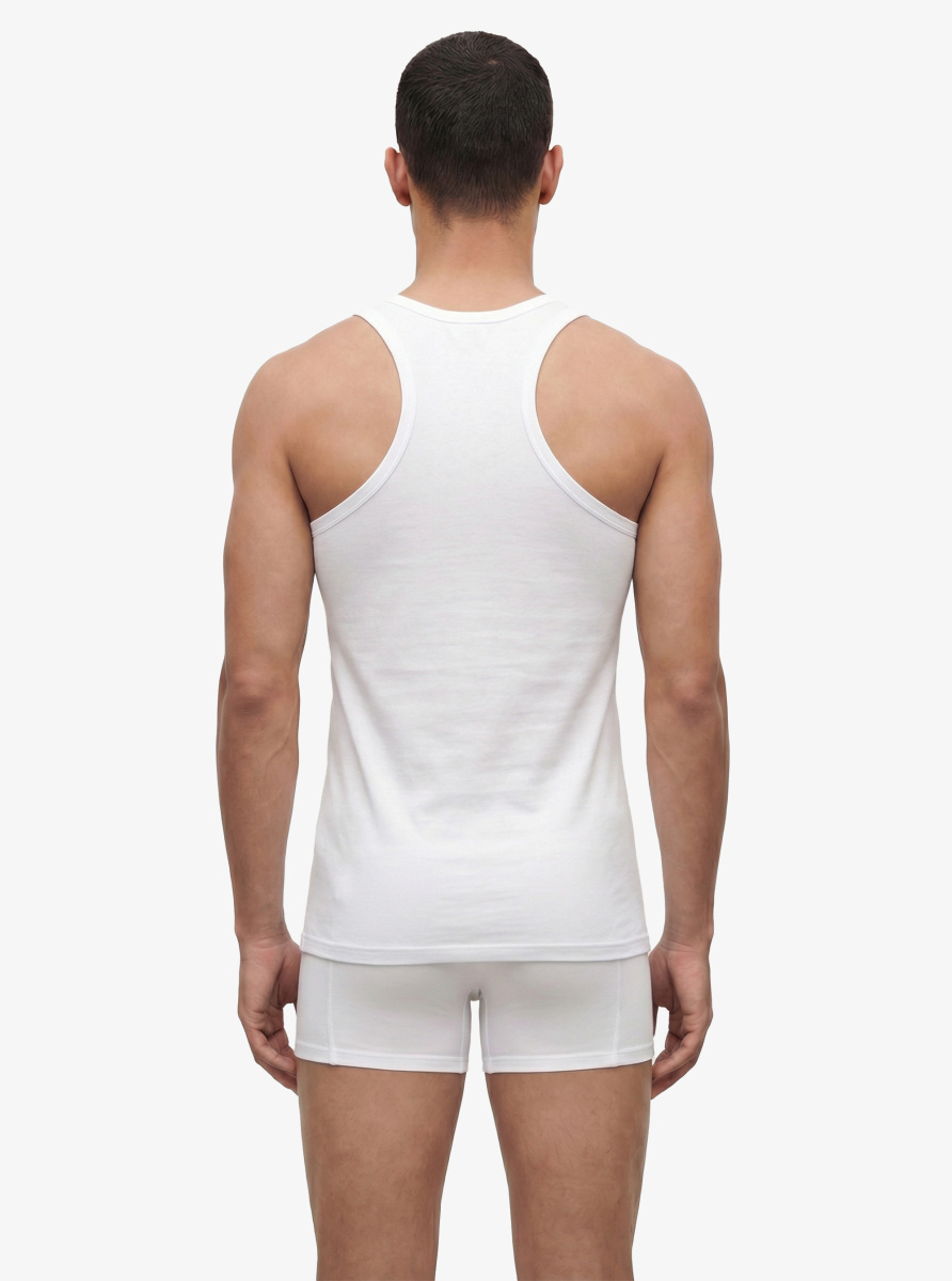 Erkek Spor Atlet 2'li Paket Tender Cotton 9676 - Beyaz - Blackspade (1)