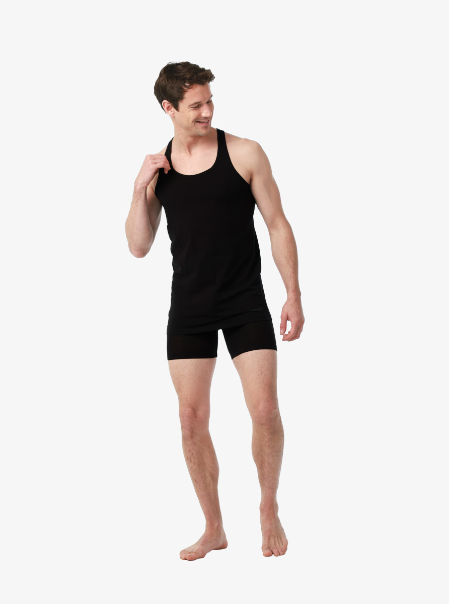 Erkek Spor Atlet 2'li Paket Tender Cotton 9676 - Siyah - 6