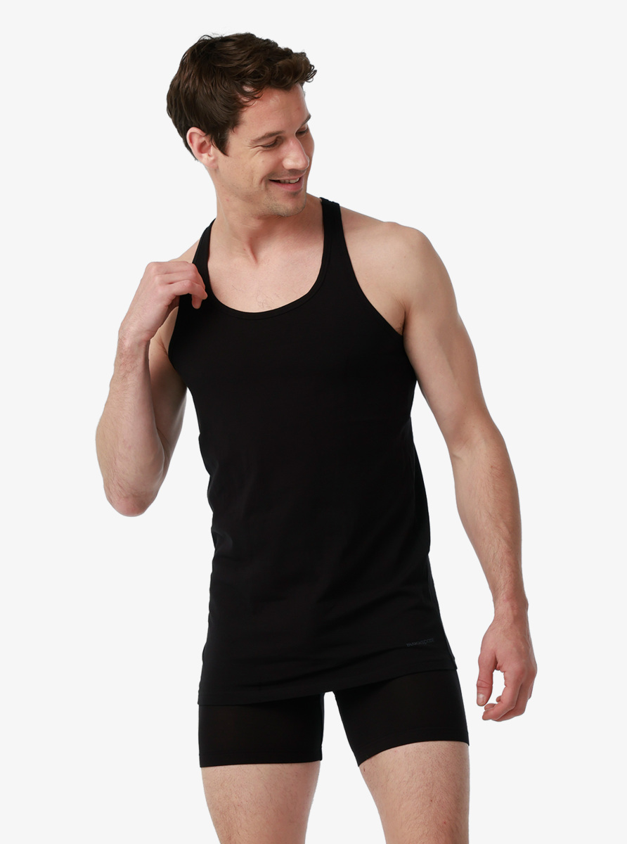 Erkek Spor Atlet 2'li Paket Tender Cotton 9676 - Siyah - 1