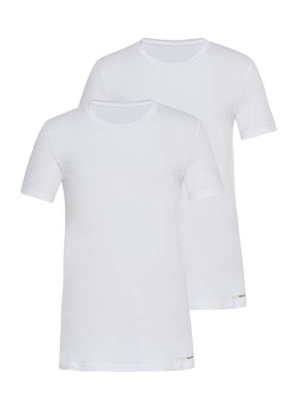 Erkek Tshirt 2'li Paket Tender Cotton 9675 - Beyaz - 1