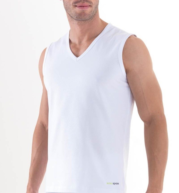 Erkek Tshirt V Yaka Tender Cotton 9231 - Beyaz - 1
