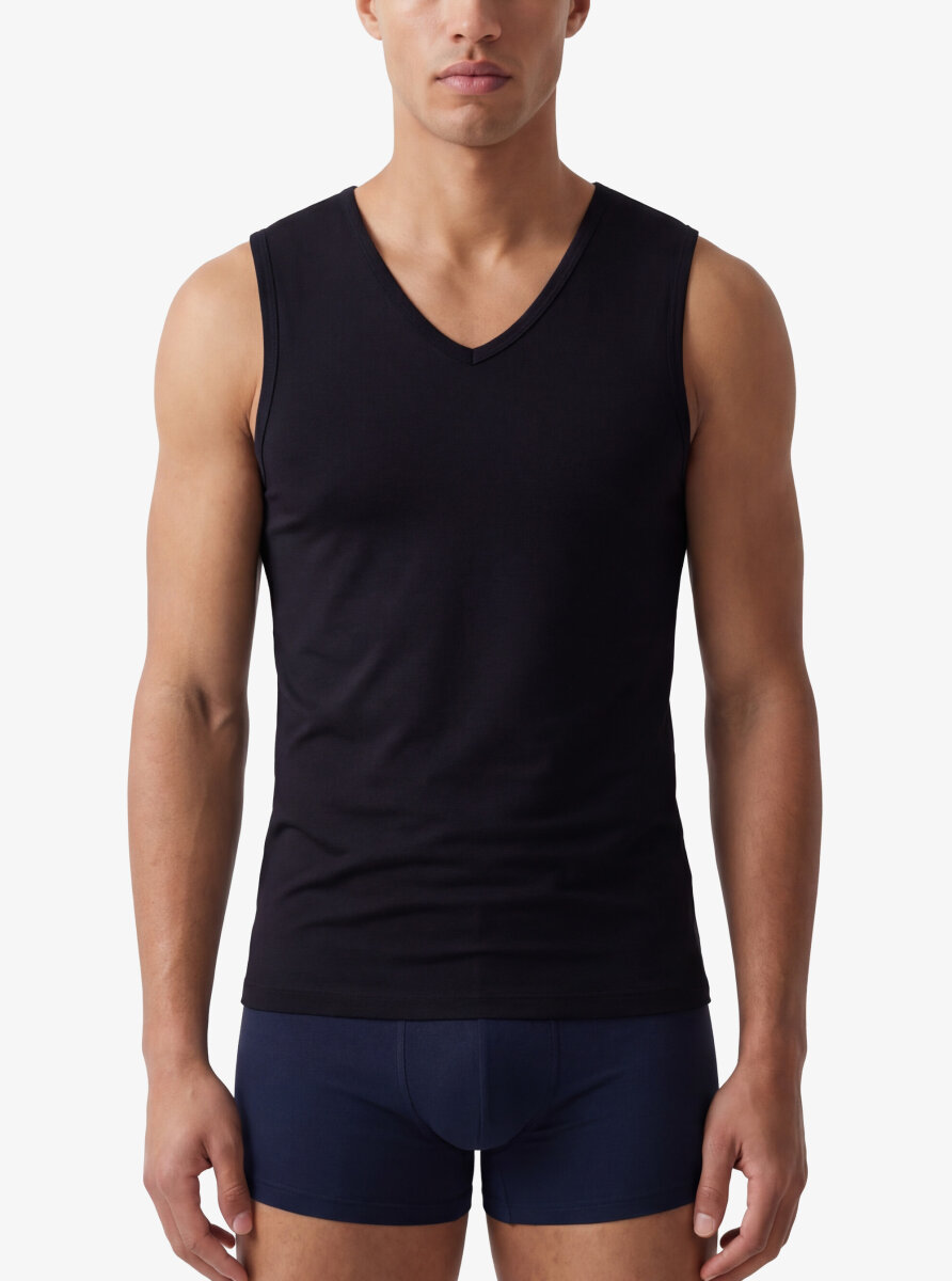 Erkek Tshirt 2'li Paket Tender Cotton 9677 - Siyah - Blackspade (1)