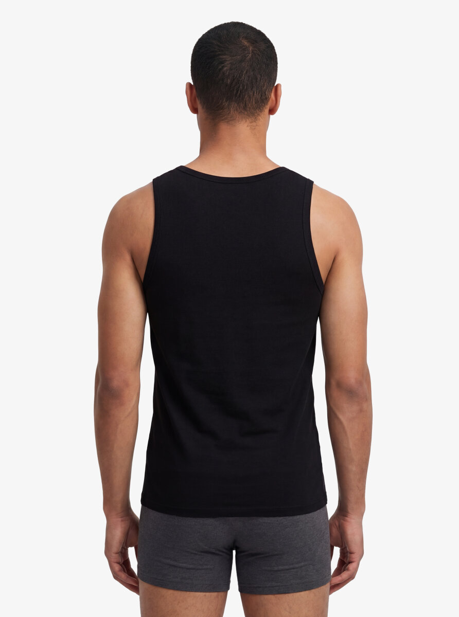 Erkek Tshirt 2'li Paket Tender Cotton 9677 - Siyah - 3