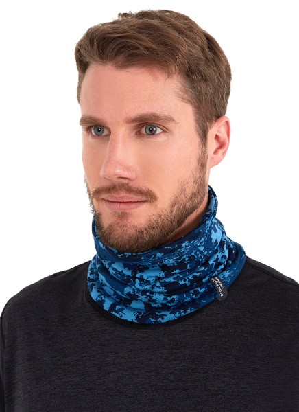 Termal Boyunluk 9494 - Mavi Çizgi Desenli - 1