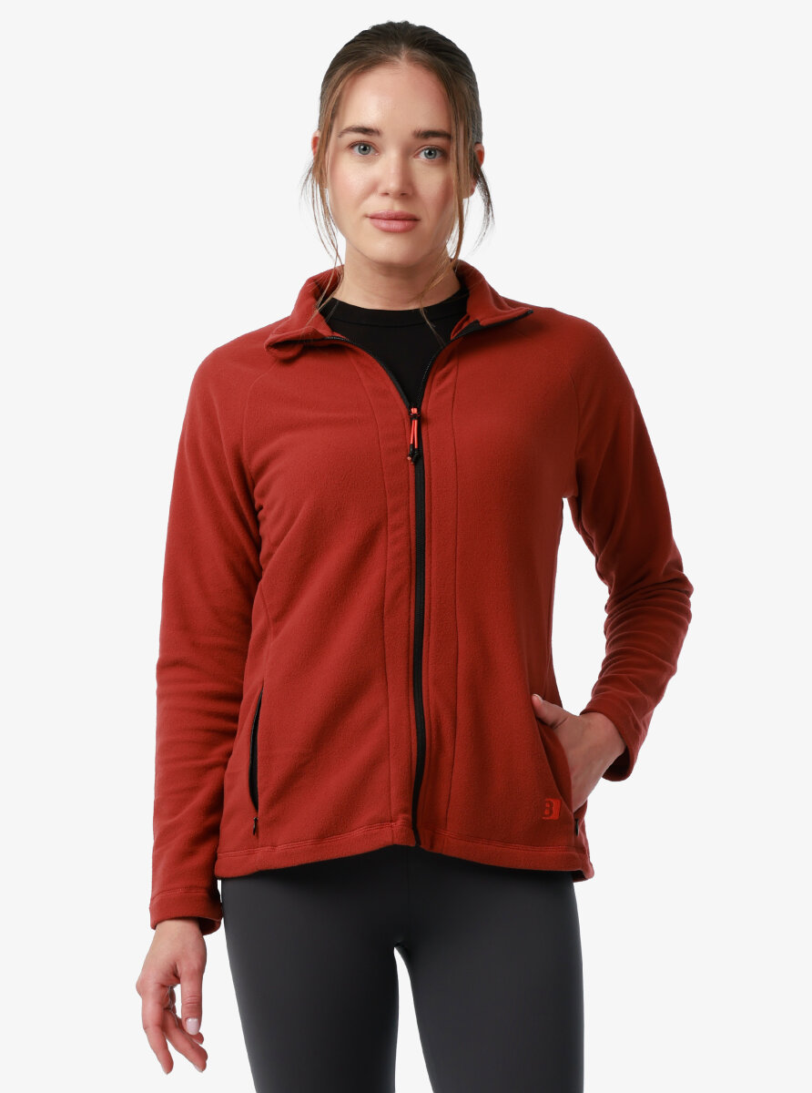 Kadın Termal Polar Ceket 20013 - Mürdüm