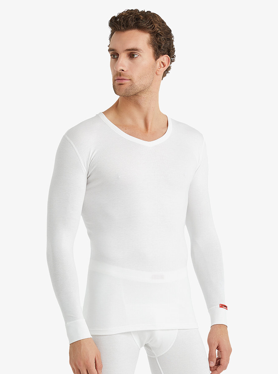 Unisex Termal Tişört 2. Seviye 1257 - Beyaz