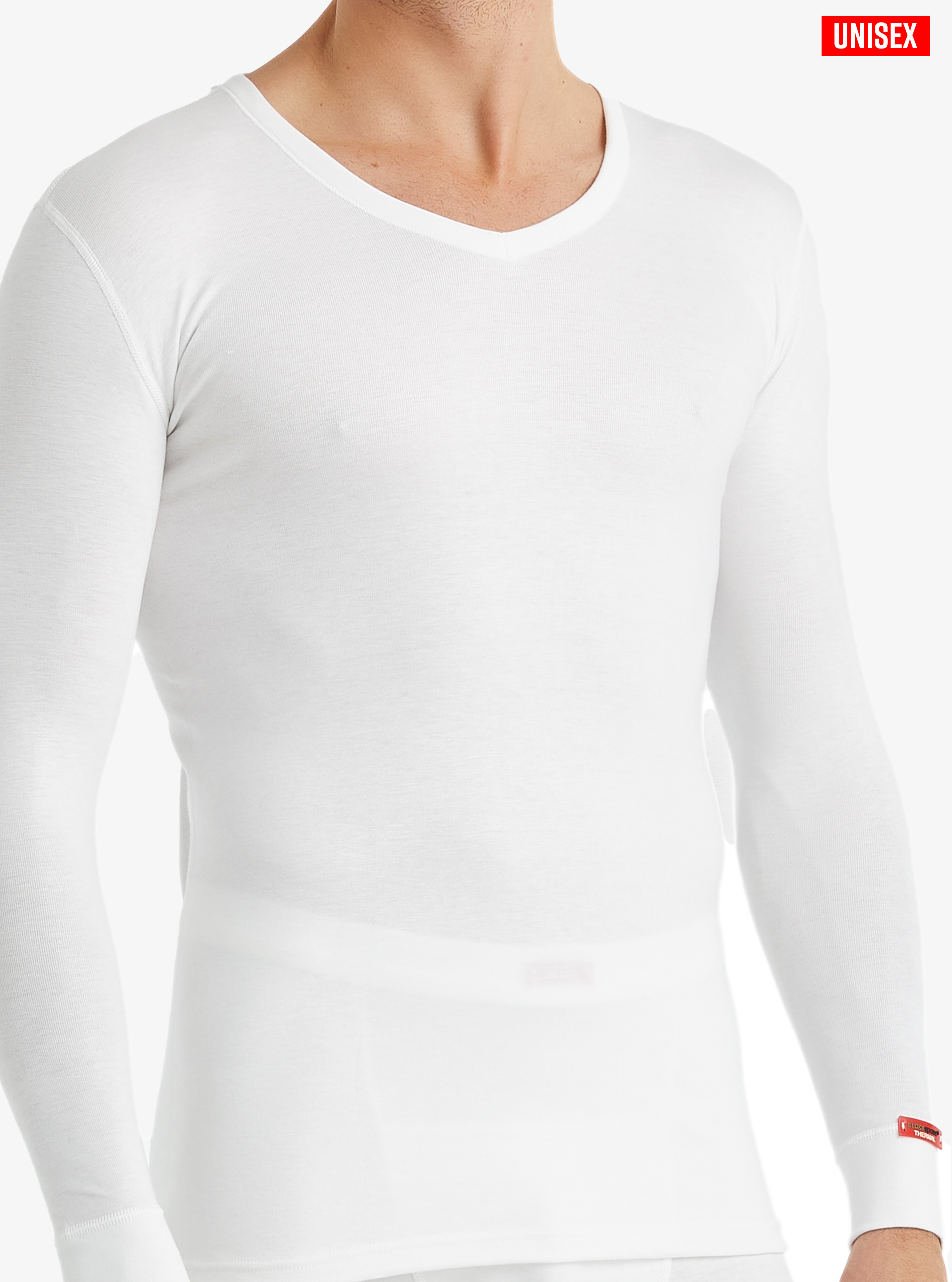 Unisex Termal Tişört 2. Seviye 1257 - Beyaz - 7