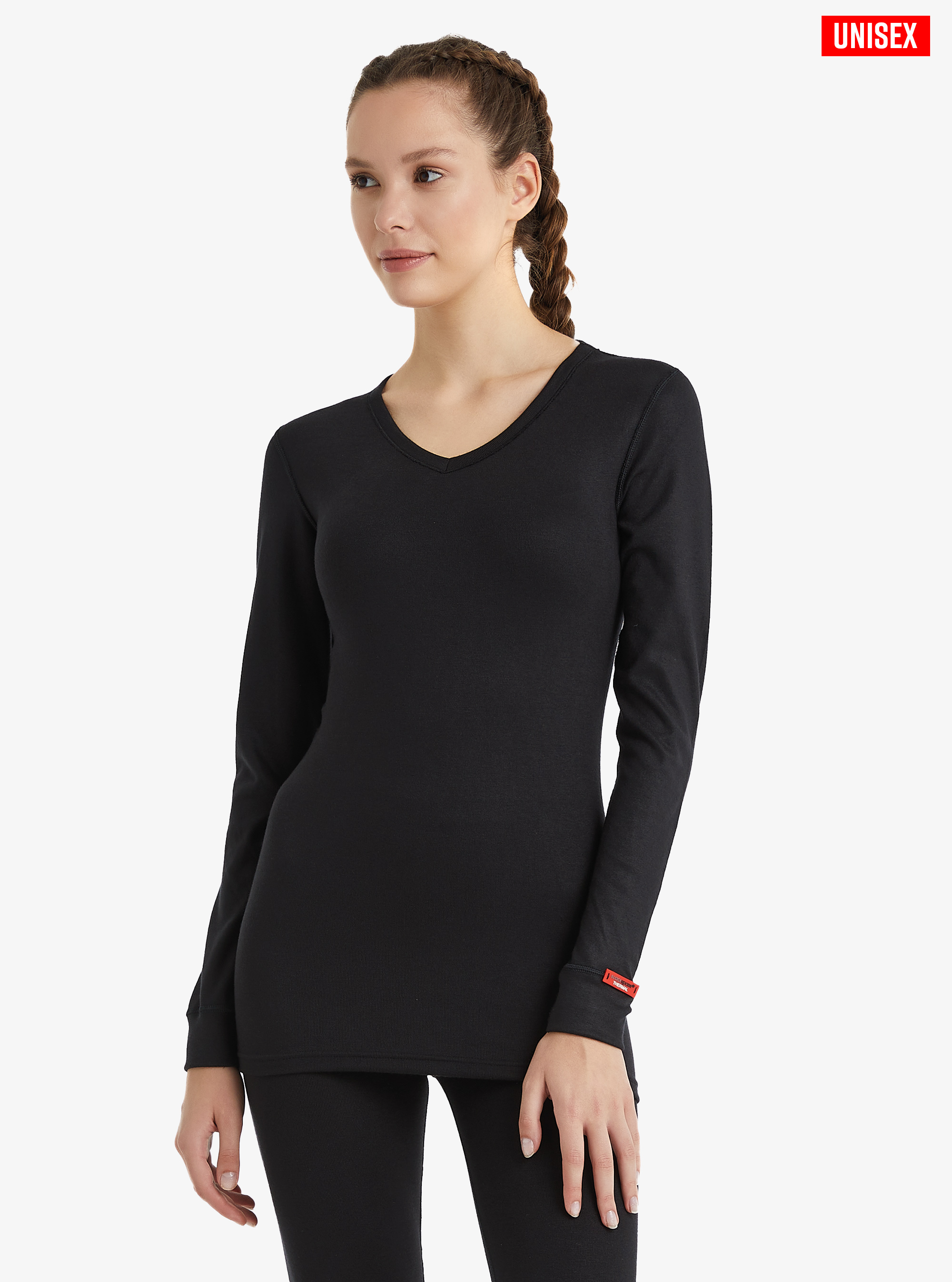 Unisex Termal Tişört 2. Seviye 1257 - Siyah - 4