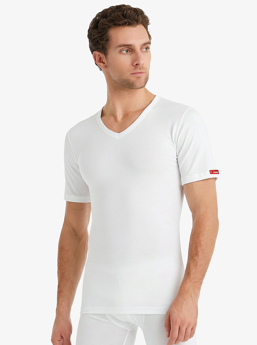 Unisex Termal Tişört 2. Seviye 1263 - Beyaz
