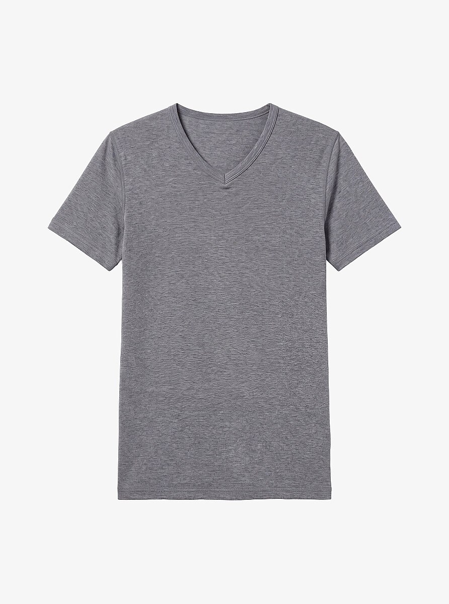 Unisex Termal Tişört 2. Seviye 1263 - Gri Melanj - Blackspade
