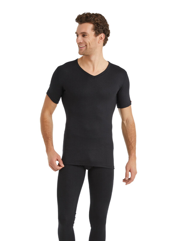 Unisex Termal Tişört 2. Seviye 1263 - Siyah - 8