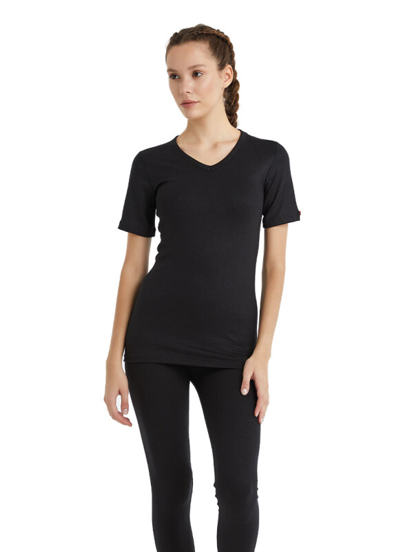 Unisex Termal Tişört 2. Seviye 1263 - Siyah - 7