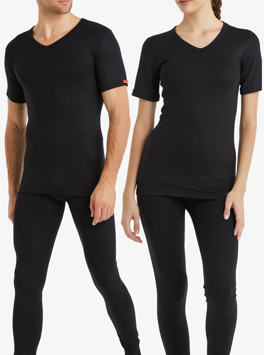Unisex Termal Tişört 2. Seviye 1263 - Siyah - 5