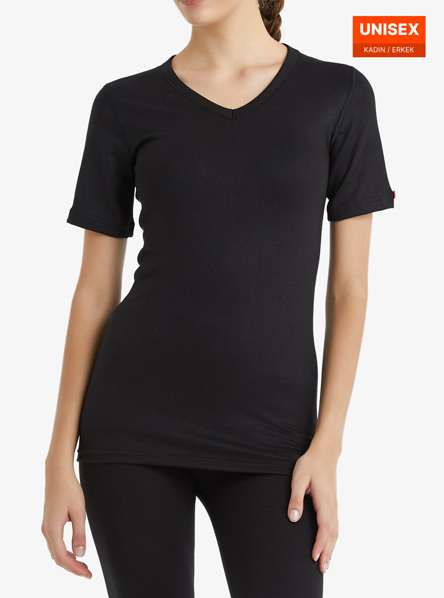 Unisex Termal Tişört 2. Seviye 1263 - Siyah - Blackspade (1)