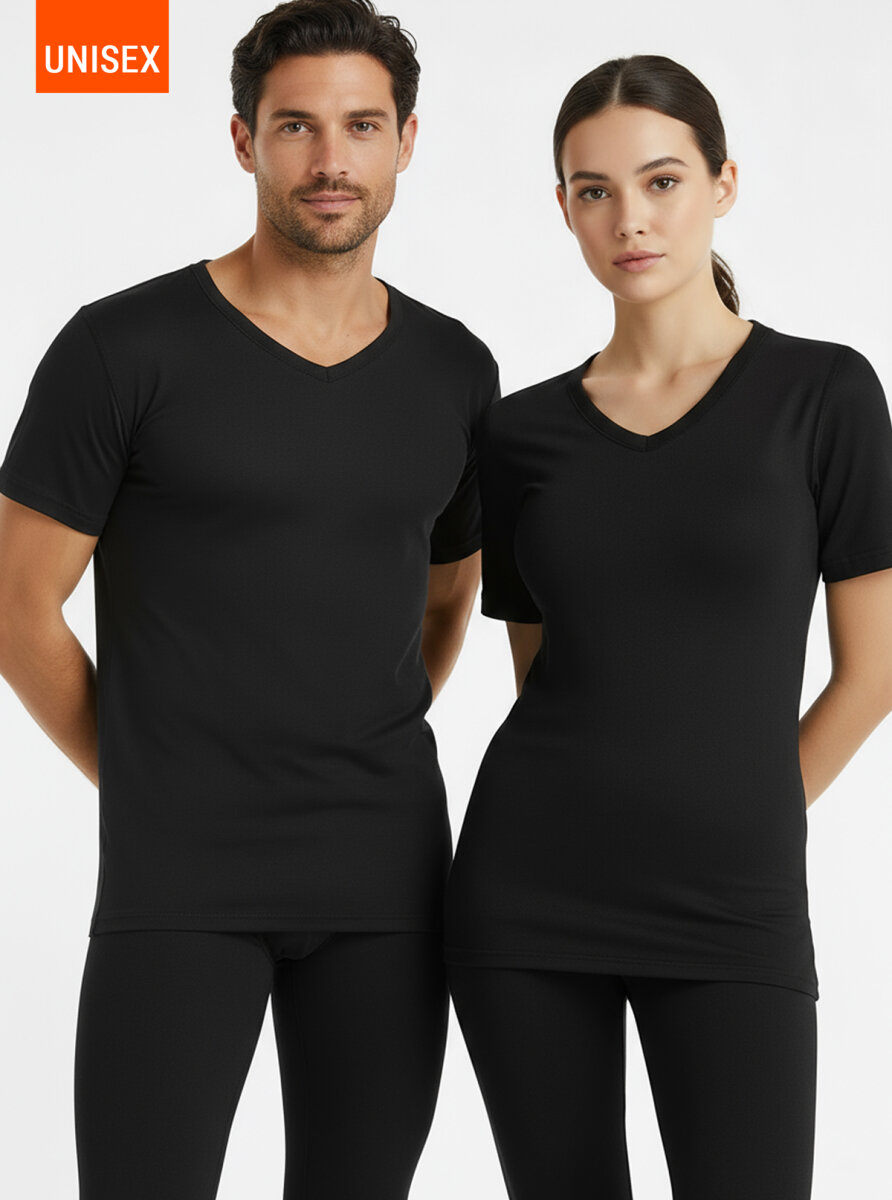 Unisex Termal Tişört 2. Seviye 1263 - Siyah - 8