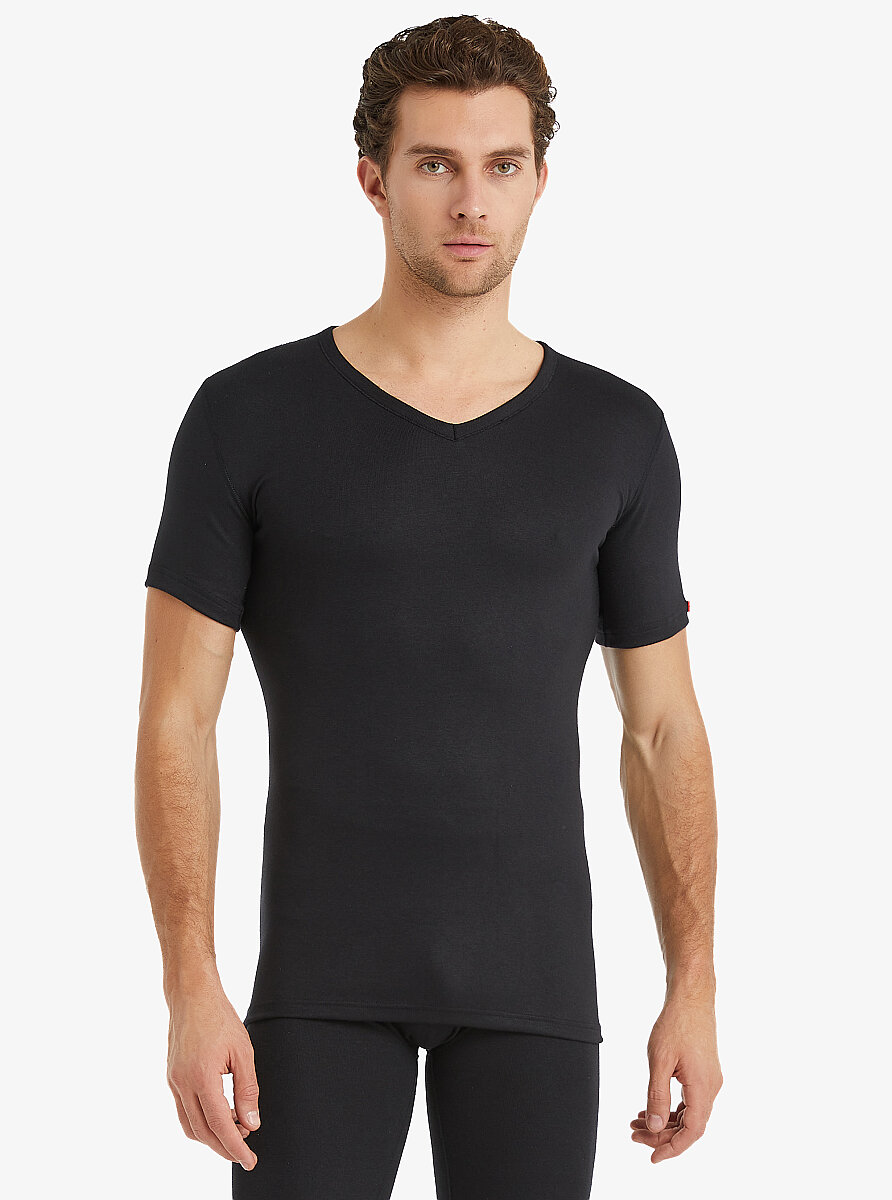 Unisex Termal Tişört 2. Seviye 1263 - Siyah - Blackspade