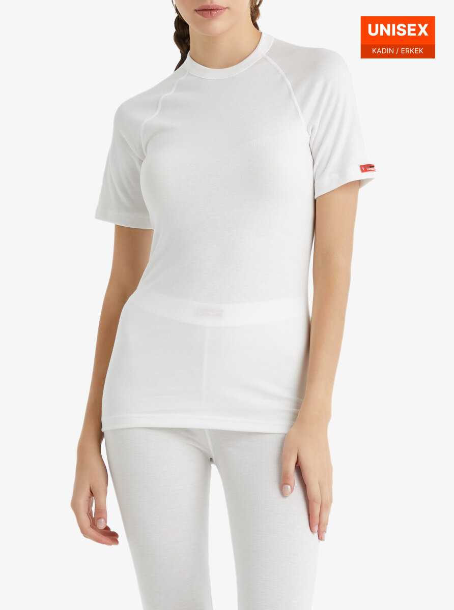 Unisex Termal Tişört 2. Seviye 9258 - Beyaz - Blackspade (1)