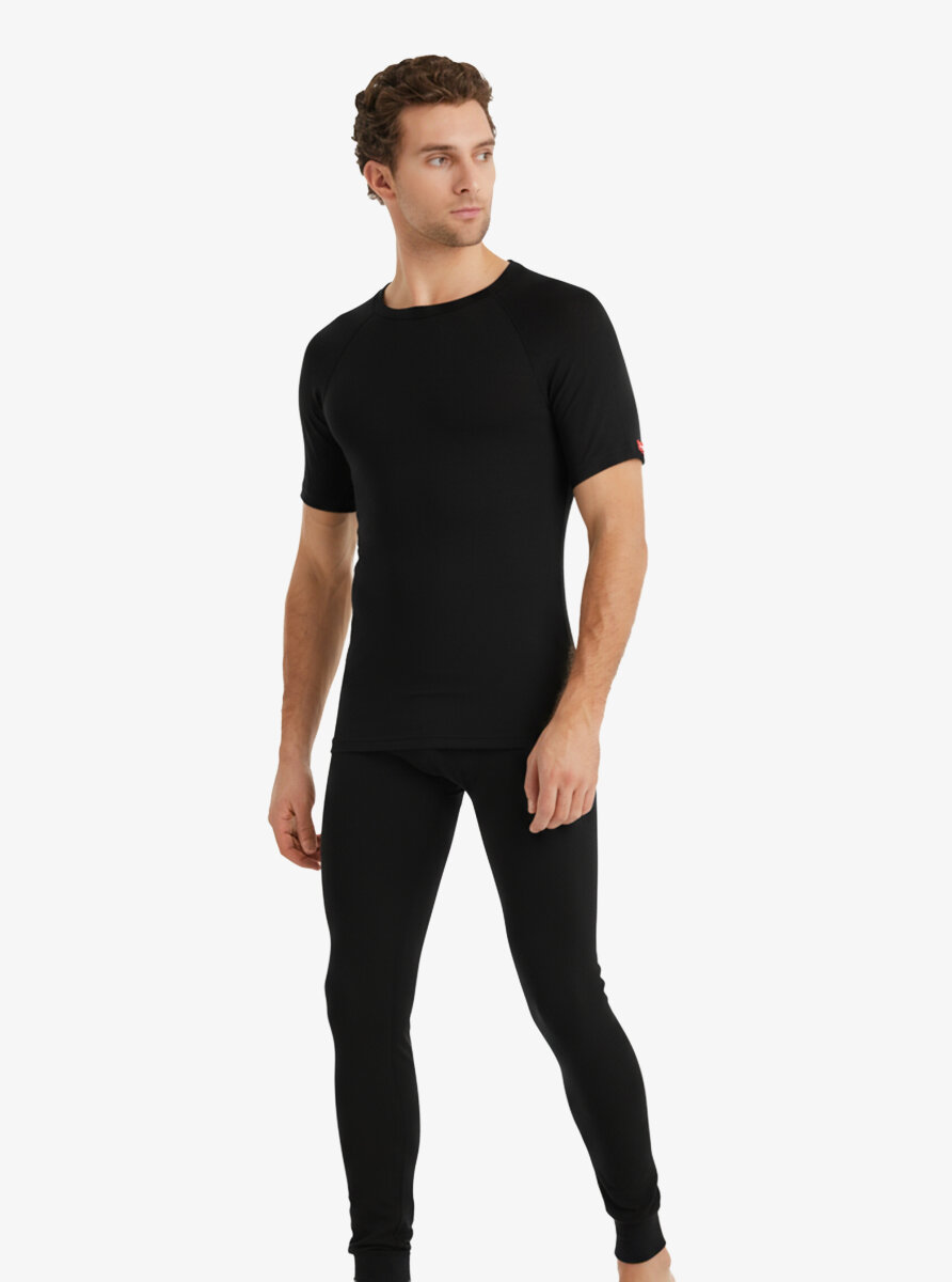 Unisex Termal Tişört 2. Seviye 9258 - Siyah - 4