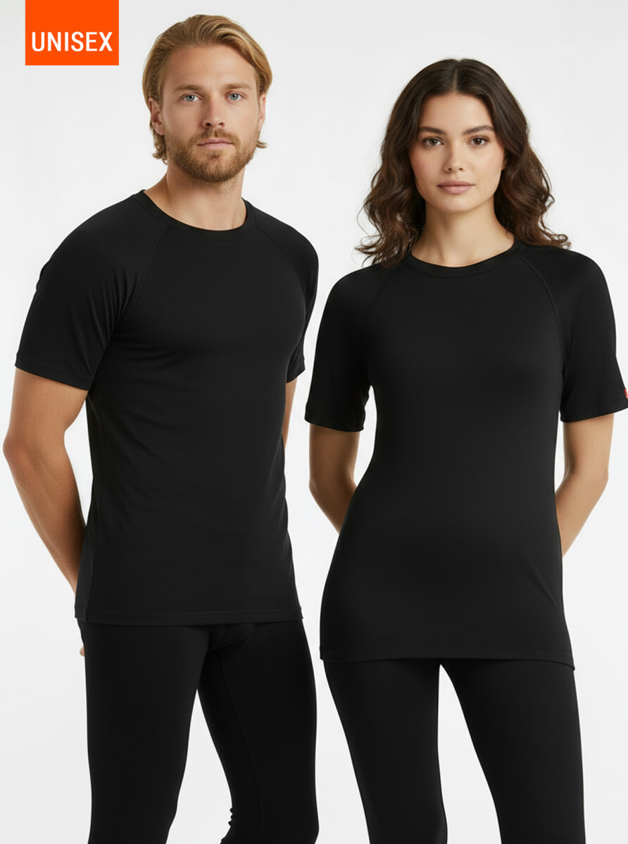 Unisex Termal Tişört 2. Seviye 9258 - Siyah - 11
