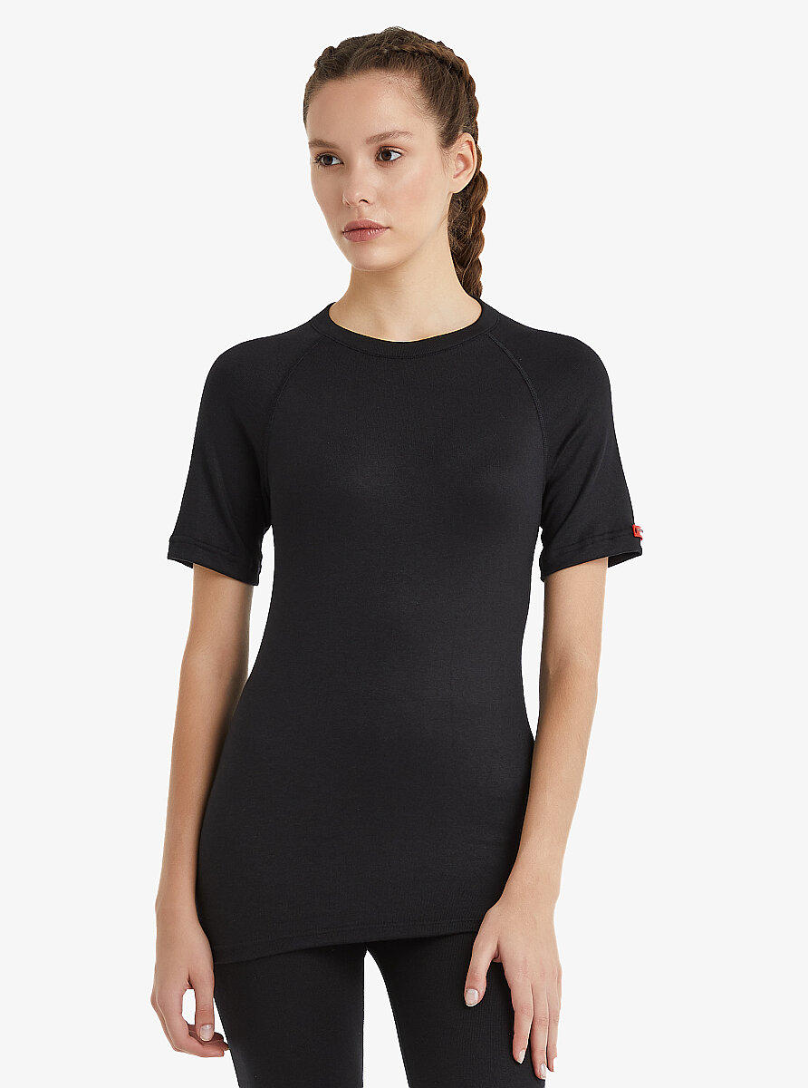 Unisex Termal Tişört 2. Seviye 9258 - Siyah - Blackspade (1)