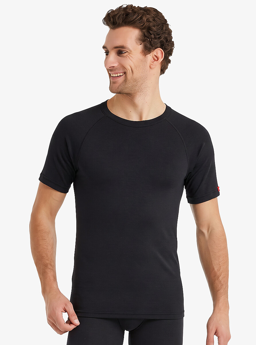 Unisex Termal Tişört 2. Seviye 9258 - Siyah - Blackspade