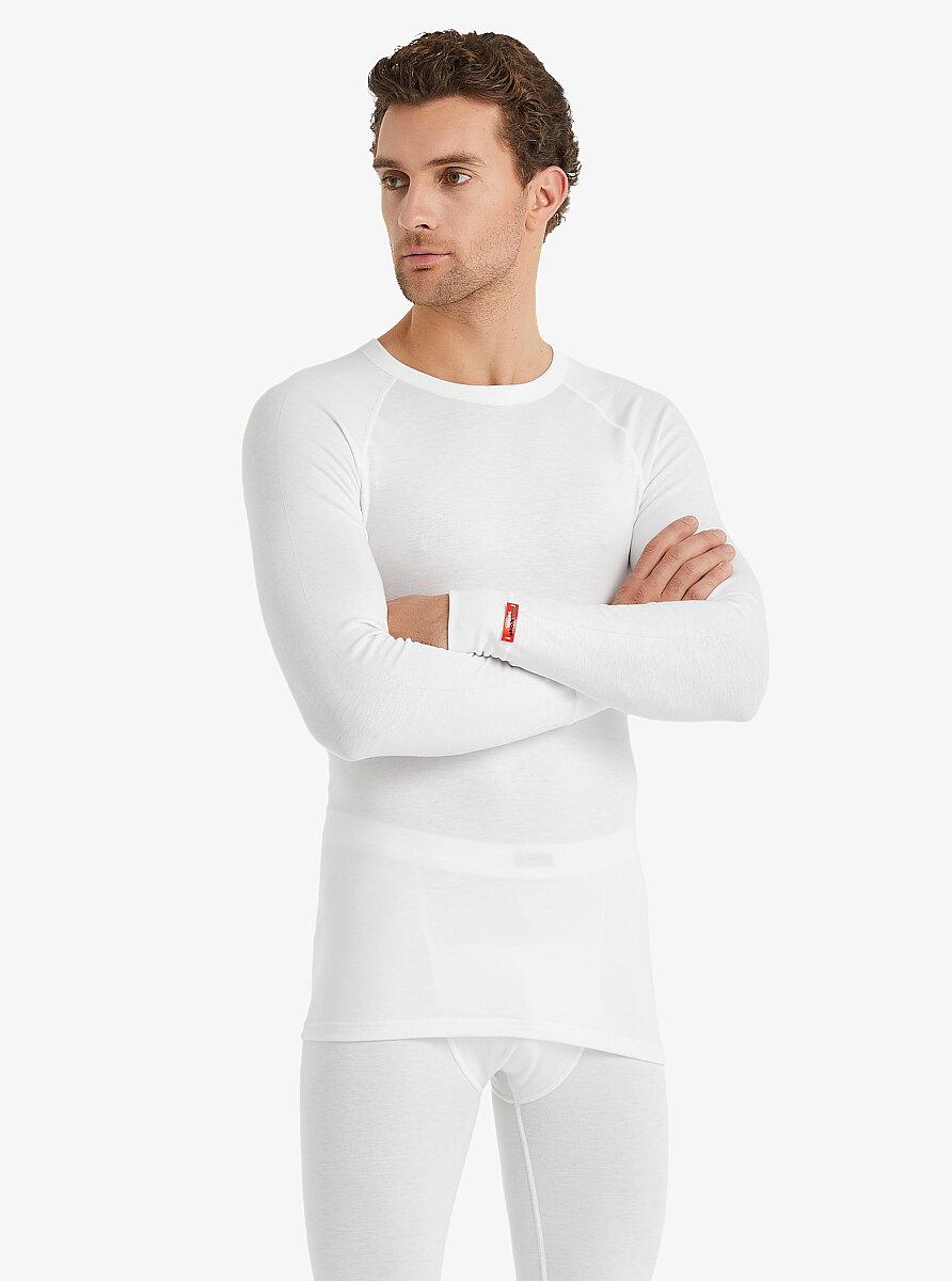 Unisex Termal Tişört 2. Seviye 9259 - Beyaz - Blackspade