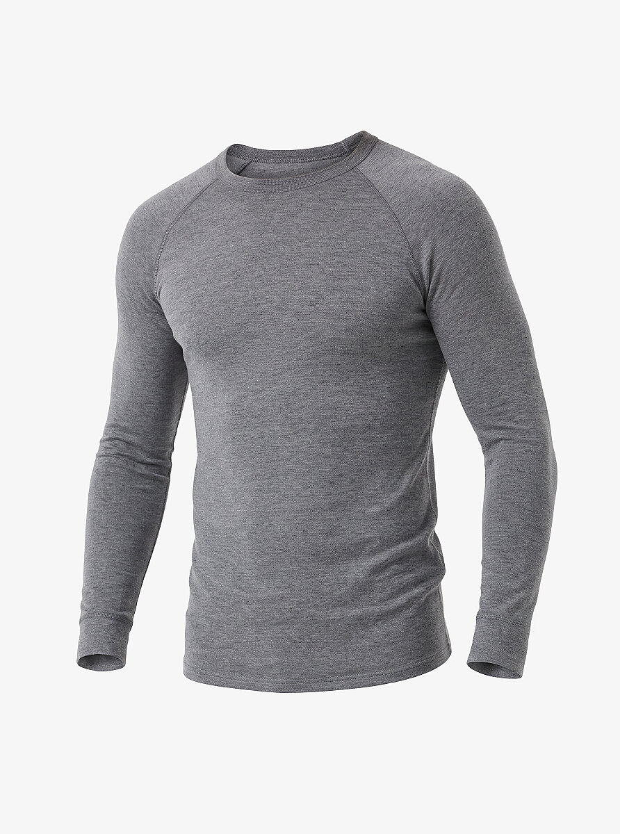 Unisex Termal Tişört 2. Seviye 9259 - Gri Melanj - 1