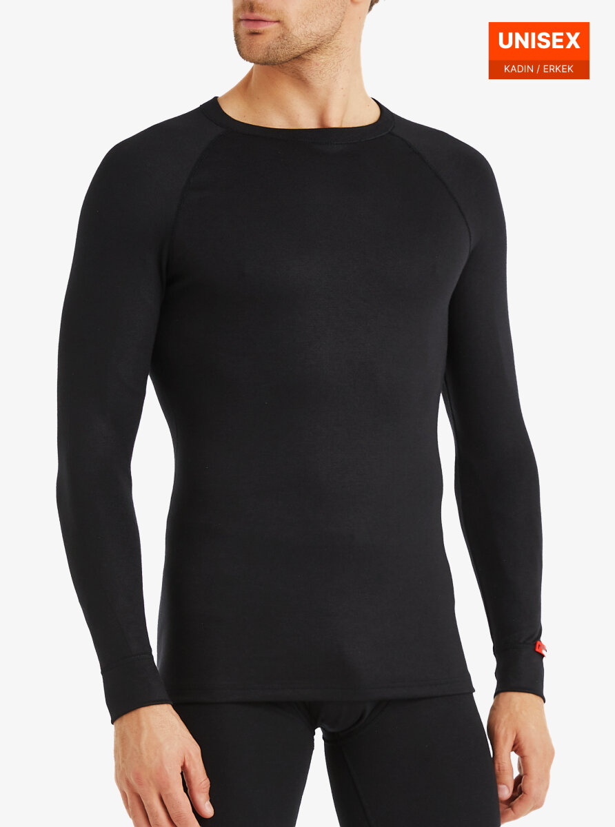 Unisex Termal Tişört 2. Seviye 9259 - Siyah - 1