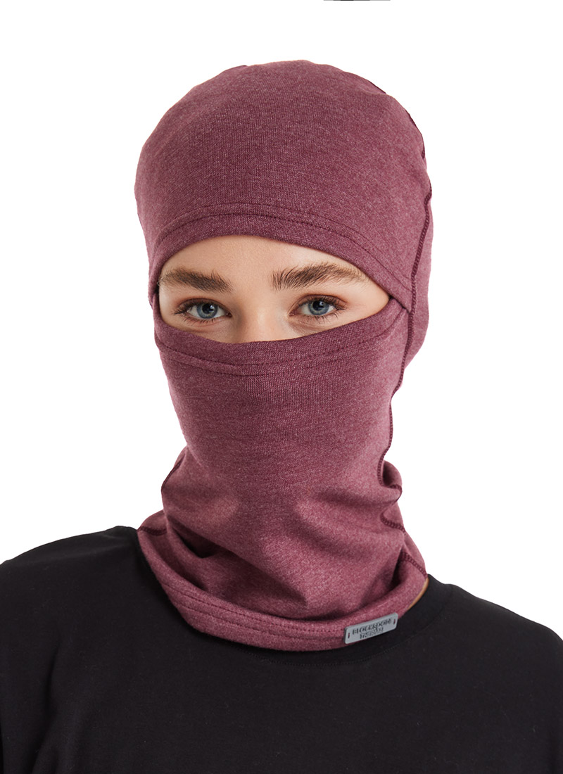 Unisex Termal Balaklava 40653 - Bordo - 3