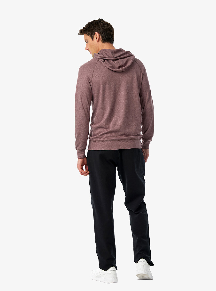 Unisex Termal Kapşonlu Sweatshirt 2. Seviye 20029 - Kahverengi - 3