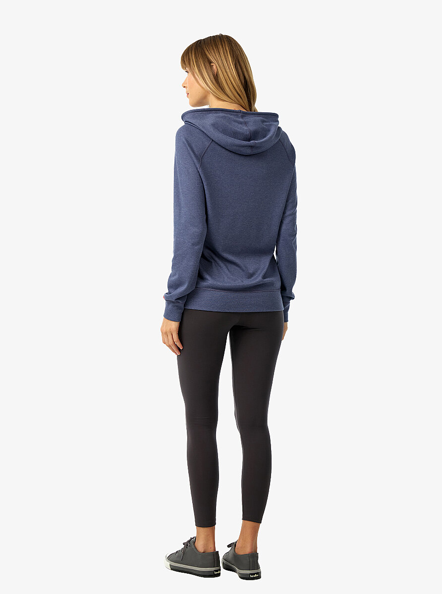 Unisex Termal Kapşonlu Sweatshirt 2. Seviye 20029 - Mavi - 5