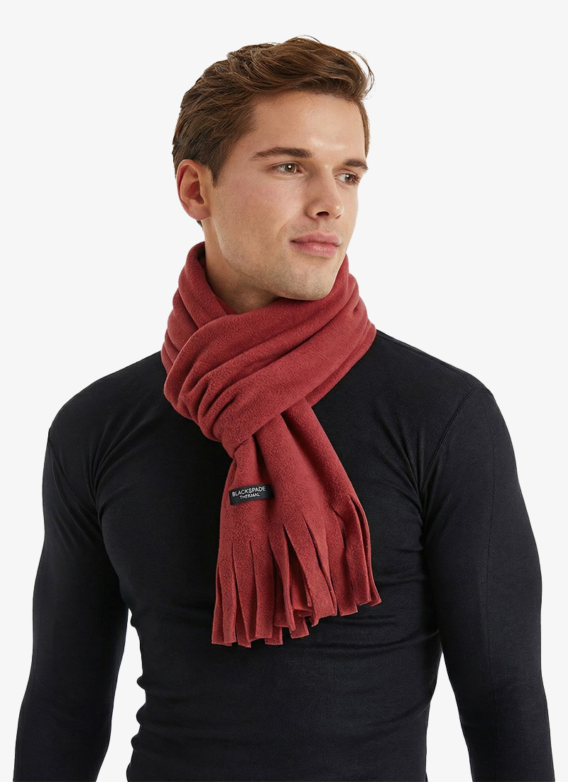 Unisex Termal Polar Atkı 40657 - Mürdüm - 2