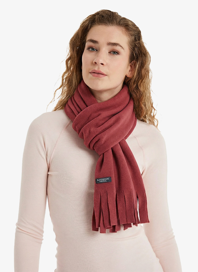 Unisex Termal Polar Atkı 40657 - Mürdüm - 1