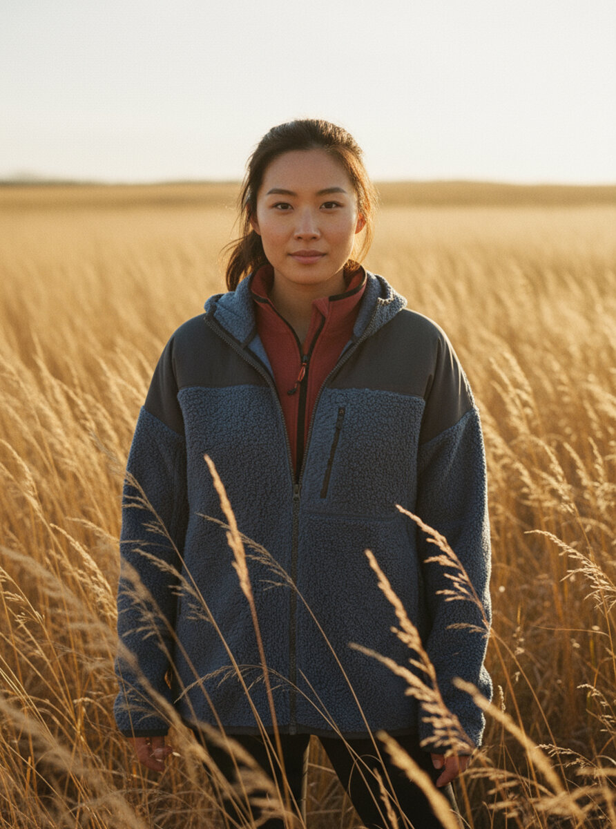 Unisex Termal Polar Ceket 20001 - Mavi - 2