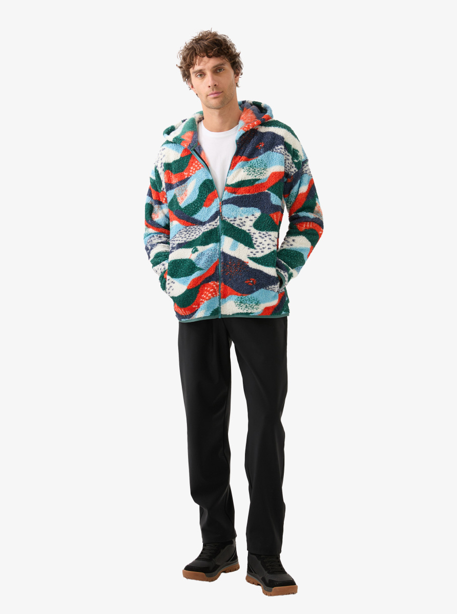Unisex Termal Polar Ceket 20003 - Desenli - 6