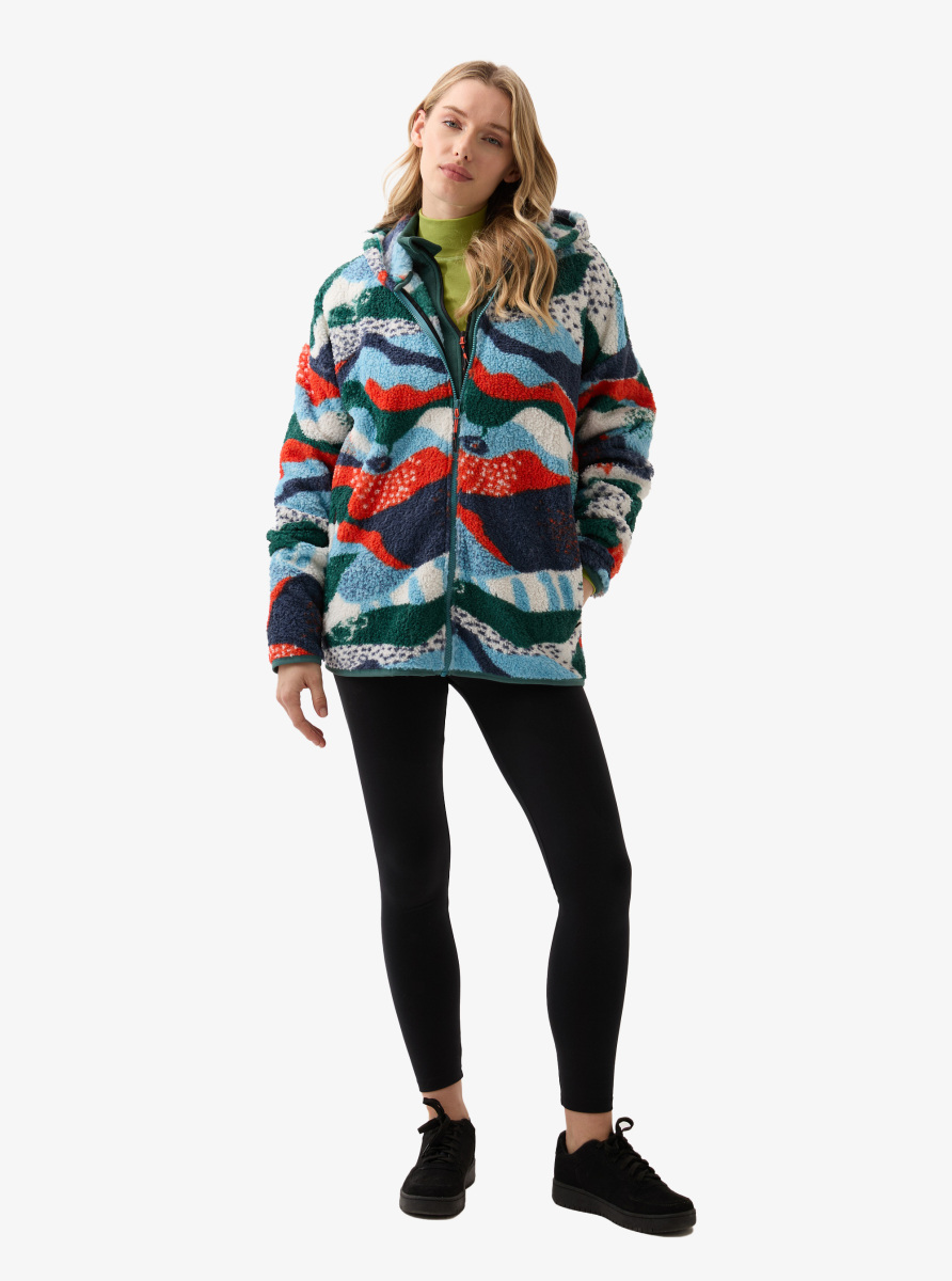 Unisex Termal Polar Ceket 20003 - Desenli - 7
